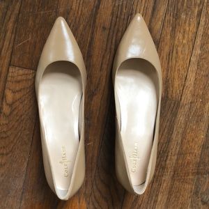 Cole Haan Nike air nude kitten pumps